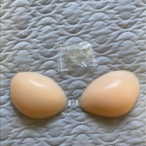 Silicon suction bra.